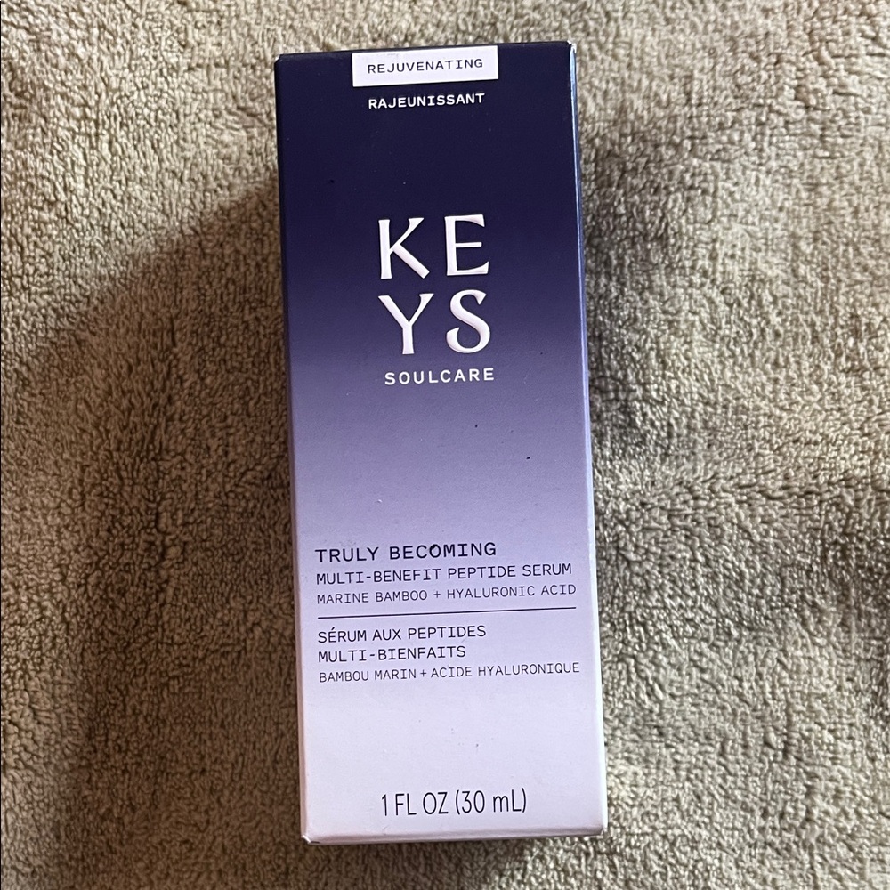 Keys Soulcare Truly Becoming Multi-Benefit Peptide Serum - Purple and White